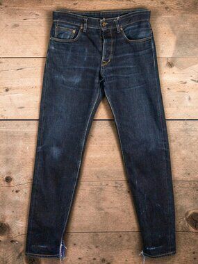 Railcar Fine Goods Jeans 32W 31L Dark Indigo Made USA